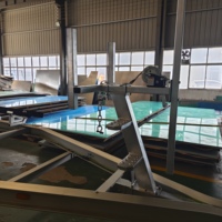 Remorque bateau tout usage en aluminium robuste Allhouse, à double essieu, avec cadre marin galvanisé à chaud et support à rouleaux réglable pour bateaux de pêche et yachts