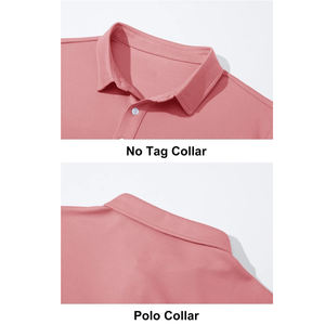 Chemise à manches longues pour homme en tissu éponge 100% coton décontractée rose avec poche personnalisée en gros - Product Image 5