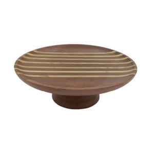 Exhibidores de Pastel de Madera Redondos Personalizados de Diseño Moderno con Acabados Naturales para Bodas, Cumpleaños y Fiestas - Product Image 4