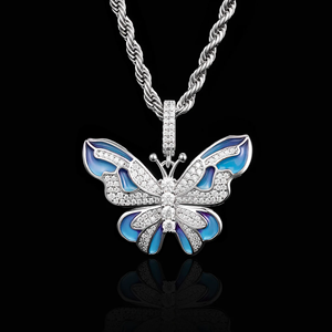 Pendentif Hip Hop personnalisé pour homme The Ice Legacy, plaqué or, en alliage, serti de diamants, pour cadeau de fête - Product Image 2