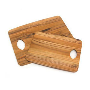 Planche à découper économique en bambou pour légumes viande fromage bois massif avec acier inoxydable nouveau titre - Product Image 1