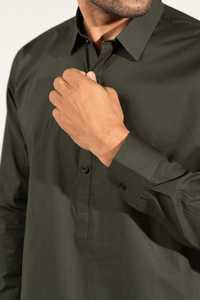 Shalwar Kameez de hombre de calidad superior más vendidos colores personalizados cremallera transpirable antiarrugas poliéster/algodón de talla grande - Product Image 3