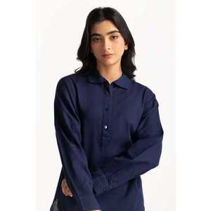 Blusa Casual Tejida con Patrón Sólido y Tinte Liso WM-CS-SS24-022 - Product Image 4