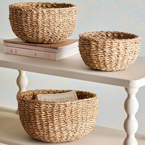 Paniers décoratifs en herbe de mer colorés, organisateur de cuisine de haute qualité, panier en herbe de mer, bols en herbe de mer - Product Image 6