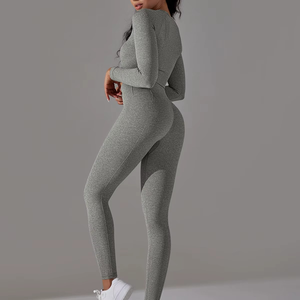 OEM Mujeres Flare Bell-Bottom Yoga Leggings Lift & Sculpt Gym Fitness Pantalones con Naked Feel - Product Image 6