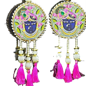 Attrape-rêves de luxe fait à la main avec étoile de lune Design Décoration traditionnelle de la maison Tenture murale pour la décoration intérieure et les fêtes - Product Image 1