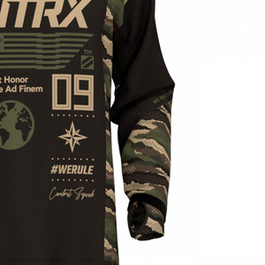 Alta calidad logotipo personalizado impreso camuflaje Paintball Jersey venta al por mayor mejor material tejido precio barato del fabricante - Product Image 5