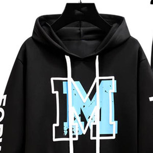 New Style Custom Solid Training Jogging Zipper 100% Cotton Lightweight Winter Tracksuits <b>Hoodies</b> Two Piece <b>Set</b> for <b>Men</b> - Product Image 6