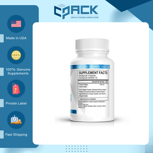 Venta Exclusiva, Solución Integral, Cápsulas de Suplemento Dietético Multicolágeno para Adultos de Alta Calidad, Marca Privada, Origen EE. UU., 120 Unidades - Product Image 2