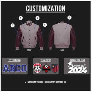 แจ็กเก็ตเบสบอลวิทยาลัยสำหรับผู้ชายเสื้อแจ็กเก็ตกลางแจ้งมหาวิทยาลัยทนทาน - Product Image 5
