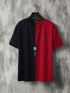 ผู้ชายวินเทจกราฟิกปีกพิมพ์เสื้อยืดคุณภาพสูงเสื้อยืดคุณภาพดีที่สุดผู้ชาย T เสื้อสีทึบเสื้อผ้าสบายๆ - Product Image 2