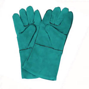 Gants de sécurité en cuir de vachette fendu résistant à la chaleur élevée gants de sécurité anti-incendie fonction anti-feu Protection des mains pour le soudage - Product Image 3