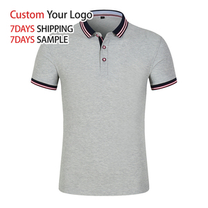 Logo brodé personnalisé, tricot vintage pour chemises, coton de qualité supérieure, séchage rapide, manches courtes pour hommes - Product Image 2