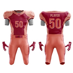 มาใหม่ล่าสุด2024ทีมสวมขายด้านคุณภาพสูงราคาไม่แพงแขนยาวอเมริกันฟุตบอลชุดสําหรับผู้ใหญ่ - Product Image 4