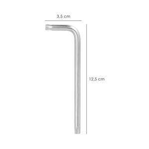 Chiave Torx Inviolabile Lunga in Acciaio Cromo Vanadio Professionale T40 - Product Image 2