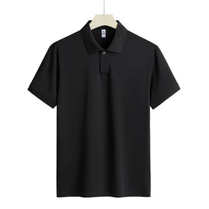 Chemises polo pour hommes en coton 100% tricoté respirant anti-froissement à manches courtes décontractées d'été avec logo personnalisé du fabricant d'usine - Product Image 4