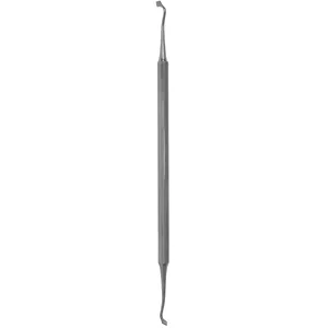 Lanceta Frahm de 6 1/2 pulgadas, doble punta, acero plateado, manual, clase II - Product Image 1