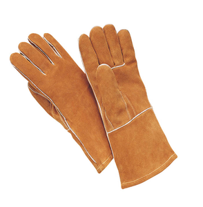 Gants de sécurité en cuir de vachette à manchette longue les plus populaires pour le travail, le jardinage et la soudure. - Product Image 6