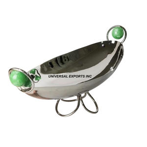 Bandeja de chocolate de diseñador hecha a mano de calidad superior Bandeja de acero de metal elegante y decorativa con estilo clásico - Product Image 4