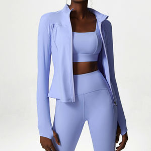 Ensemble de sport 3 pièces pour femmes grande taille respirant, leggings taille haute, vêtements de sport, tenue de yoga ajustée - Product Image 3