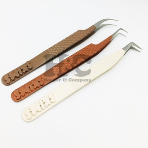 แหนบต่อขนตาแบบมืออาชีพ แหนบต่อขนตาแบบมิ้งค์ งอ 90 องศา ทนทาน ผลิตจากสแตนเลส ป้องกันแม่เหล็ก รับทำโลโก้ตามสั่ง - Product Image 6