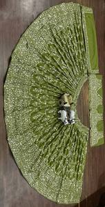 Hermosa ropa de boda Faux Georgette Lehenga Calidad excepcional con capas de lata y lona - Product Image 3