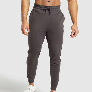 Pantalons pour hommes en coton de haute qualité personnalisés pantalons de jogging décontractés à taille élastique pantalons de survêtement d'entraînement de gymnastique pour hommes - Product Image 1