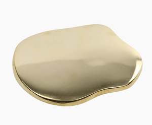 Ensemble de 5 sous-verres artisanaux en laiton pour la maison, tapis et tampons par Artisan - Product Image 3