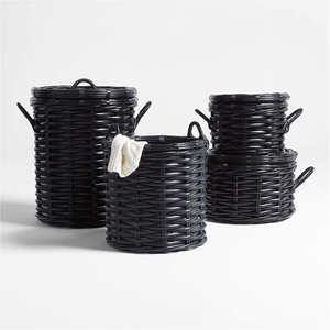 Cestas de almacenamiento funcionales, precio más bajo, contenedor de mimbre natural, cestas de venta superior. - Product Image 6