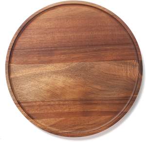 ถาดเสิร์ฟทรงสี่เหลี่ยมผืนผ้าทำด้วยมือไม้และเหล็กมะม่วงธรรมชาติเป็นมิตรกับสิ่งแวดล้อมงานหัตถกรรมตกแต่งอาหารบ้านตามสั่ง - Product Image 2