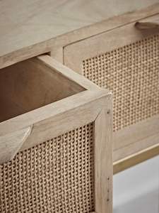 Durable Natural Rattan Webbing Material Great for Handmade Furniture Custom Cabinet Doors and Interior Wall Decorations - Product Image 4