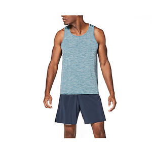 Envío rápido verano transpirable elástico cómodo de secado rápido Fitness chaleco Stringers gimnasio desgaste hombres camiseta sin mangas - Product Image 1