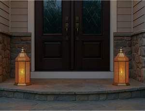 Farol Decorativo de Ramadán, Estilo Interior para Eid, Iluminación Cálida para el Hogar, Iluminación Festiva Tradicional, Áreas de Comedor, Metal Marroquí - Product Image 5