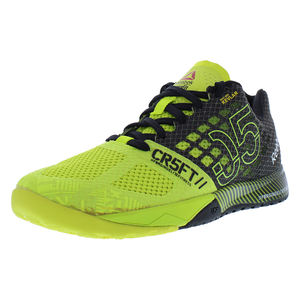Chaussures Reebok Crossfit Nano 5.0 pour femmes Couleur : jaune/noir/gris 100% authentique - Product Image 1