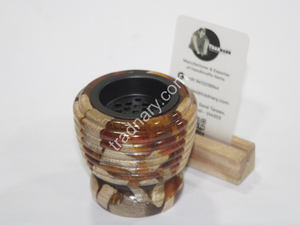 Mubkhar Bois Résine Bakhoor Brûleur Bukhoor Brûleur Bois pour Ramadan & Eid Brûleur d'encens Bakhoor by Tradnary Exim Pvt Ltd - Product Image 3