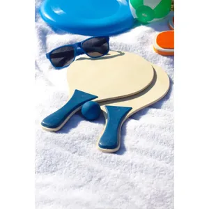 Raquettes de beach tennis en bois Mistra avec personnalisation - Product Image 4