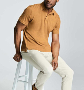 Venta al por mayor logotipo bordado personalizado para camisa hombres unisex tela de punto antiarrugas 100% algodón servicio OEM - Product Image 5