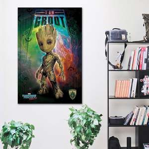 Guardians of the Galaxy Vol. 2 <b>Poster</b> Kid Groot Digital Printed Plastic Flag Banner - Product Image 3