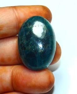 Très Rare Brillant Apatite Pierre Bleu Apatite Pierre Précieuse Pour Bijoux 100% Naturel Pierre Lâche Superbe Cabochon Prix De Gros Gemme - Product Image 3