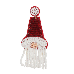 Pendientes colgantes de moda para mujer de diseñador, cuentas de semillas de ganchillo hechas a mano, joyería artificial multicolor, venta al por mayor - Product Image 3