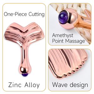 เครื่องนวดตาเครื่องนวดหน้าทำจากโลหะสังกะสีผสมกัวซาที่นวดหน้าทำจากสเตนเลสสตีล - Product Image 2