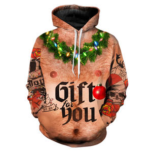 Sudadera con Capucha de Estilo Casual para Navidad 2025, Sudadera Holgada con Estampado Digital 3D, Gran Venta - Product Image 1