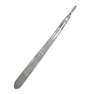 Manche de scalpel chirurgical en acier inoxydable, instrument médical réutilisable, instrument de coupe pour chirurgie orthopédique vétérinaire - Product Image 4