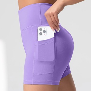 Pantalones Cortos Deportivos para Mujer, Mallas Cortas de Yoga a Prueba de Sentadillas, Cintura Alta, Fitness, Secado Rápido, Entrenamiento de Ciclismo - Product Image 3