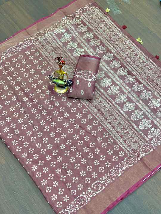 Premium Quality Summer Cotton with Beautiful Batik Digital Print Sari for Women