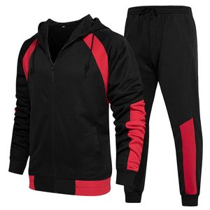 Conjunto de chándales transpirables de calidad superior para hombre, superventas de 2025, cuello con capucha personalizable para invierno - Product Image 1