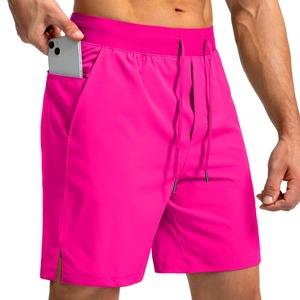 <b>Men</b> Zippered Pocket Running <b>Shorts</b> Lightweight <b>Sweat</b>-wicking Quick-drying <b>Shorts</b> Fitness Sports Drawstring <b>Shorts</b> - Product Image 3