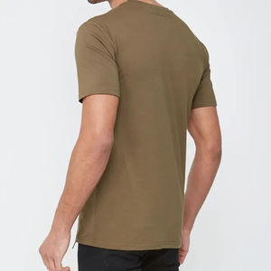 Meilleurs T-shirts pour hommes Meilleure vente Logo personnalisé imprimé 100% coton Tissu peigné de haute qualité Coupe parfaite Prix bas - Product Image 4