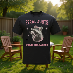 T-shirt Cool Aunts Club: Le Nonne Selvagge Costruiscono Carattere - Prodotto Promozionale - Product Image 1