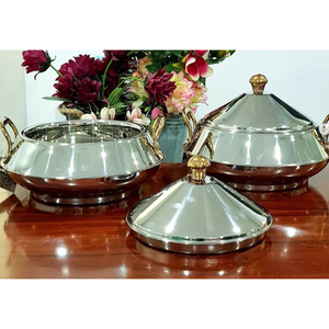 New Arrival Modern Design Dining Ware Food Server Casserole Dish <b>Buffet</b> <b>Warmer</b> Display for Home Hotel Accessories Suppliers - Product Image 1